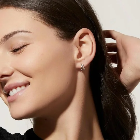 Ana Luisa silver Toda earrings - Picture 3 of 5